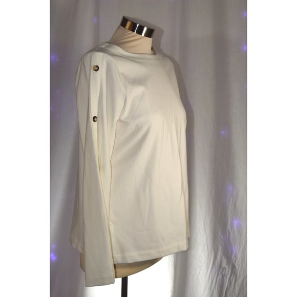 J Jill white Shirt size S - Picture 2 of 9